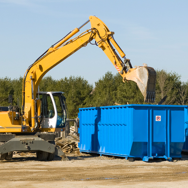 can i request a rental extension for a residential dumpster in Rockville AL